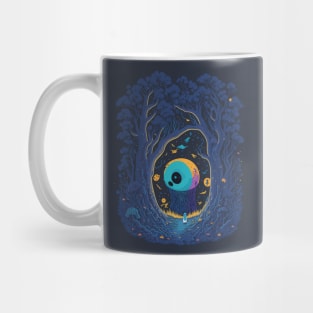 Cute Monster in the Forest Mug